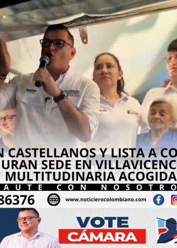 Darwin Castellanos inaugura sede de campaña en Villavicencio junto a líderes del Meta