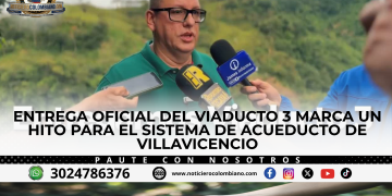 Megaobra del Viaducto 3 entregada por la Alcaldía de Villavicencio y la EAAV para restablecer el servicio de agua potable