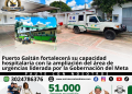 Obras de ampliación del Hospital Local de Puerto Gaitán que permitirán aumentar la capacidad de atención de urgencias para más de 5.500 pacientes al mes en el Meta.