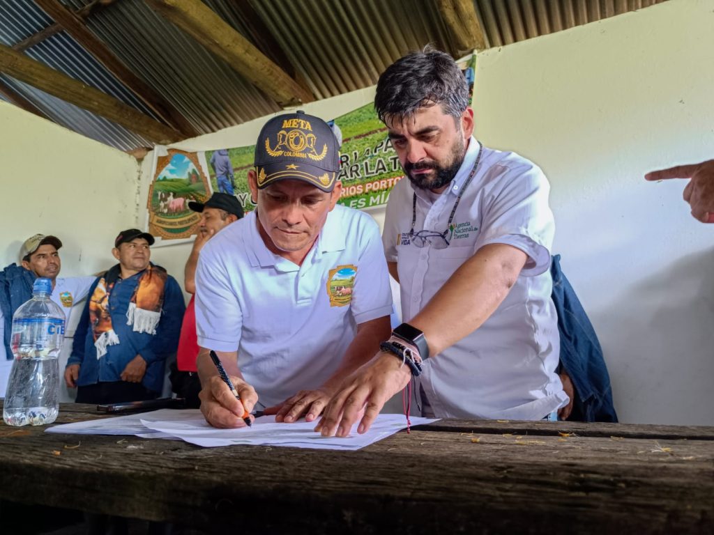 Predio Tamanaco entregado a familias campesinas del Meta