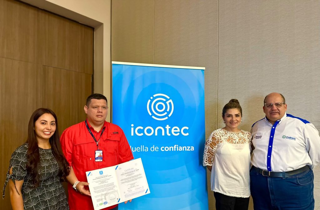 Cofrem recibe certificación ISO 9001:2015 otorgada por Icontec y completa 21 años consecutivos de calidad certificada.