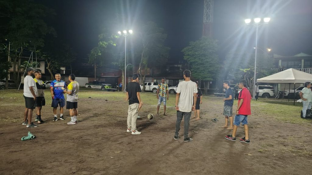 Cancha renovada Portales del Llano y Uniportales