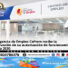 Funcionarios de la Agencia de Empleo Cofrem tras la renovación de la autorización de funcionamiento otorgada por el Servicio Público de Empleo.