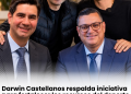 Darwin Castellanos durante actividad relacionada con el presupuesto y el deporte colombiano