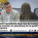Darwin Castellanos durante seguimiento a la situación de la quebrada Estaquecá en el corredor Bogotá-Villavicencio