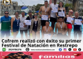 Nadadores participan en el primer Festival de Natación Cofrem en Restrepo