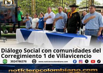 Habitantes del Corregimiento 1 participan en Diálogo Social en Las Mercedes, Villavicencio