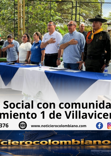 Habitantes del Corregimiento 1 participan en Diálogo Social en Las Mercedes, Villavicencio