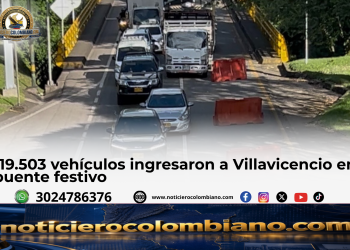 Vehículos ingresaron a Villavicencio durante el puente festivo del 12 de octubre