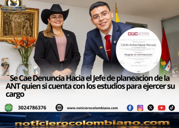 Camilo Andrés Salazar entrega documentos
