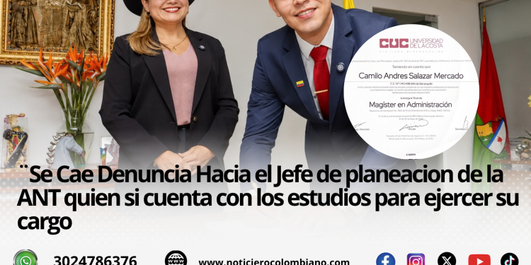 Camilo Andrés Salazar entrega documentos